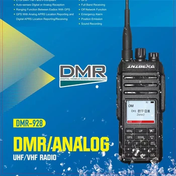  DMR-928 Преносима радиостанция Цифрови Портативни радиостанции 400-520 Mhz 10 W висока мощност и 2-Way радио Изключителни връзки за клиенти