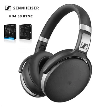  Абсолютно Нови Оригинални Безжични Bluetooth Слушалки Sennheiser HD4.50 BTNC С Дълбоки бас, Стерео Слушалки, Детска слушалки, черен