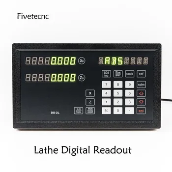  дисплей на броене цифров св ос на струг DRO 2 с функция R/D от диаметъра на радиус за струг машини