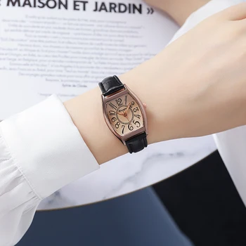  Модерен нов часовник www.rintama.fi INS класически античен цветен квадратен женски дигитален кварцов каишка watch3