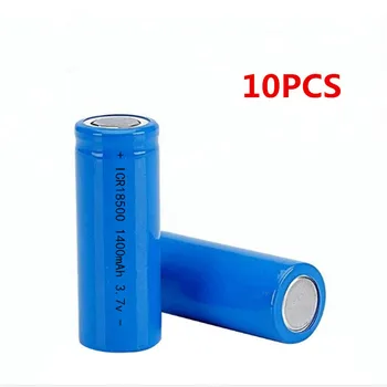  10 бр./лот 3,7 В 18500 1400 mah акумулаторна литиева батерия от 3.7 По силна светлина от фенерче анти-светлина специална литиева батерия