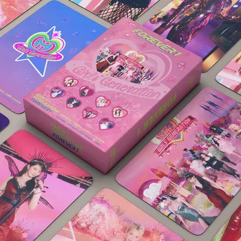  55 бр./компл. Kpop Forever1 Girls'Generation Lomo Картичка На Новия Албум На Снимки Печатане На Пощенски Картички Плакат Фото Колекция Фенове Подаръци