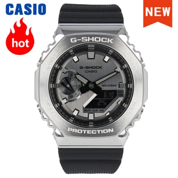  Casio мъжки гмуркане най-добрата марка на луксозни костюм кварцов 200 м водоустойчива спортни военни часовници, светещи часовници GM-2100