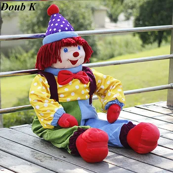  Doub K 85 см Цирк на кукли-клоуни, плюшени играчки за деца, Умиротворяване на кукла, подаръци за Свети Валентин, възглавница за сън, декори за сцени