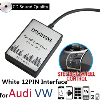  DOXINGYE USB, SD, AUX Автомобилен MP3 Плейър Музикален Авто Радио Цифров CD-Чейнджър Адаптер Музика за Volkswagen Audi Golf, Skoda и Seat