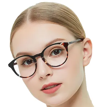  OCCI CHIARI Кръгли Очила В Рамки Реколта Очила Дамски Модни Прозрачни Лещи Декоративни Оптични Очила По Рецепта Circle oculos
