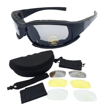  X7 Поляризирани Фотохромичните Тактически Очила Военни Точки Армейските Слънчеви Очила Мъжки слънчеви Очила За Стрелба с Туристически Очила с UV400