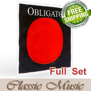  Безплатна доставка, Пълен комплект скрипичных на струните Pirastro Obligato (411521), 4/4 Стоманен сферичен накрайник, произведено в Германия