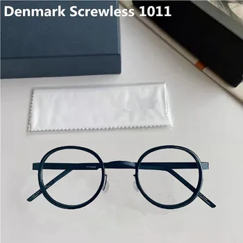  Датската Марка Easy Рамки За Очила За Мъже И Жени Реколта Кръгли Рамки За Очила с Кръгли Титан Рецепта За Рецепта 1011
