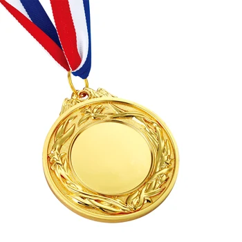  евтина Изработени по Поръчка на Златна Метална Медал с панделки горещи продажба на метални медалите на поръчка