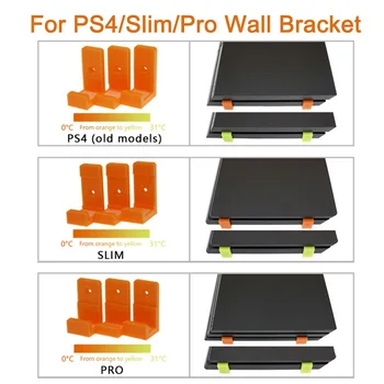  Монтиране на Стена За Sony Playstation 4 PS4 Конзола Поставка За Ps4 Slim Pro Gaming Аксесоари