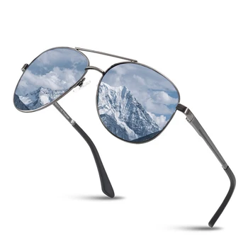  Нови Поляризирани Слънчеви Очила За Мъже, Класически Метални Слънчеви Очила, Мъжки Брендовый Дизайн, Реколта Очила За Риболов, Шофиране, UV400 Oculos