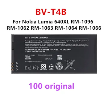  Оригинален BV-T4B 3000 mah Взаимозаменяеми Батерия За Nokia Lumia 640XL RM-1096 RM-1062 RM-1063 RM-1064 RM-1066 Lumia 640 XL Батерии