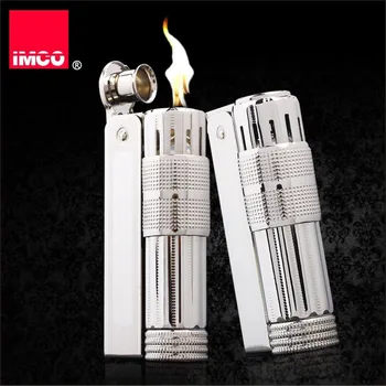  Оригинална Запалка IMCO Стара акумулаторни или бензинови Запалка Истинска Запалка За Цигари От Неръждаема Стомана Пура Брикет Тютюн Бензинови Запалки