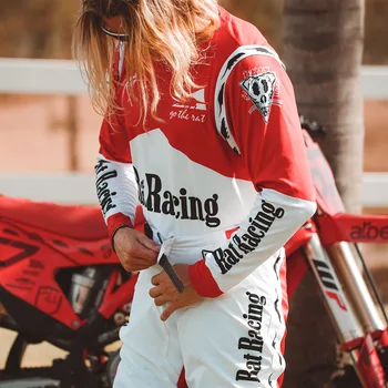  Плъх раса с дълъг ръкав мотоциклетът тениска Мъжка полиестер дишащ материал пясък мотокрос мотоциклети планинско колоездене ризи
