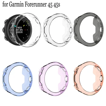  Силиконов Калъф За Garmin forerunner 45 45S Smartwatch TPU Защитна Обвивка на Рамката За Garmin 45/45 S Аксесоари За Гривни