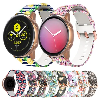  силиконов Оригинален 20 мм и каишка За Samsung Galaxy Watch Active 2 44 мм/3 41 мм смарт часовници гривна За Huawei GT3 GT 2 42 мм
