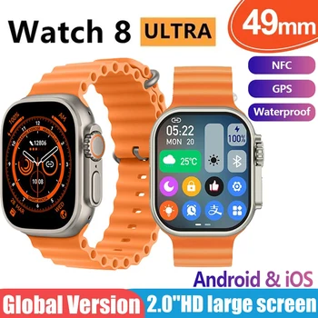  Смарт часовници 8 ultra Series 8 IWO 16 Ultra 3 Мъжки и Женски Умен часовник 2023 IW8 49 мм relogio inteligente Bluetooth PK H11 ZD8 S8 Макс