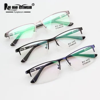  Супер Леки Оптични Очила Мъжки Правоъгълни Предписани Очила Модни Рамки За Очила TR90 Храмови Очила 3007