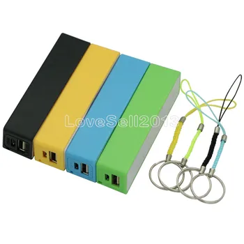  Черен/Син/Зелен/Жълт USB Мобилен Банка за Захранване на Зарядното Устройство на Батерията Блок Калъф Diy Кутия За 1x18650 Литиева Батерия на лаптоп