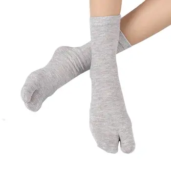  Чорапи с пръсти в японски стил, Мъжки и дамски Летни Чорапи Дишащи с два пръста, Кимоно, Флип-флоп, Чорапи с разцепени Пръсти